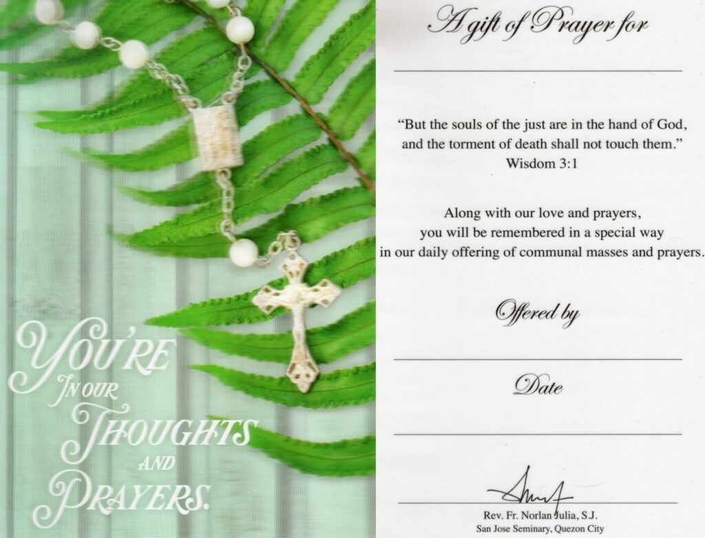 Mass Card 4