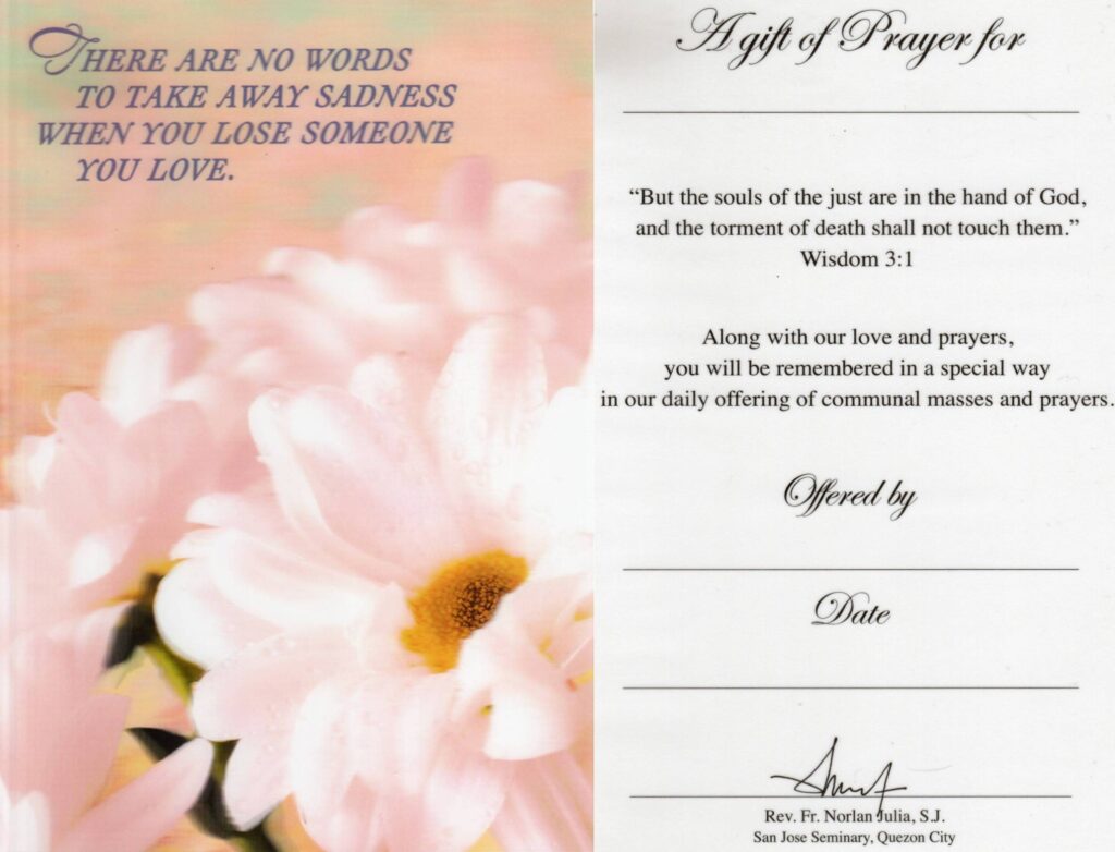 Mass Card 5